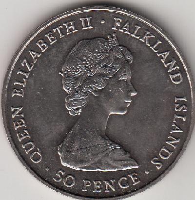 Beschrijving: 50 Pence ARG.FORCES